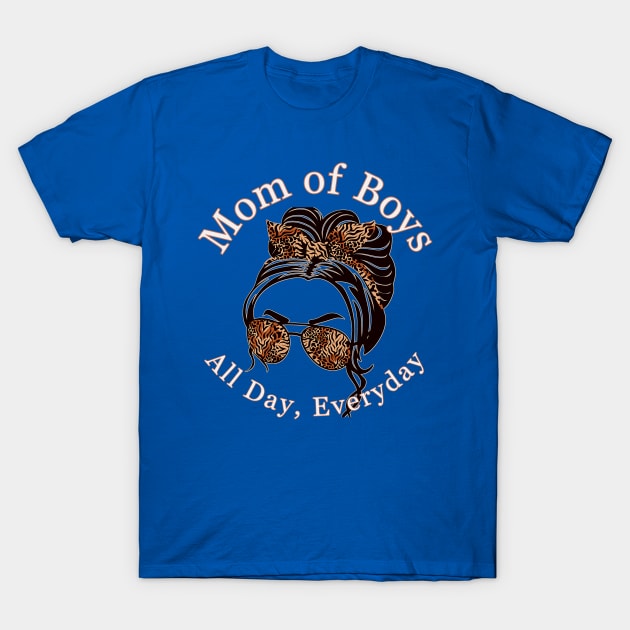 Mom of Boys T-Shirt by mebcreations